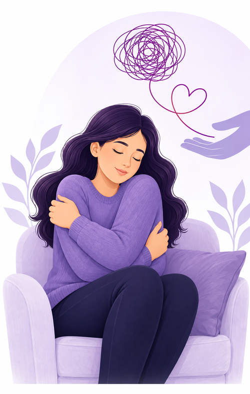 Mental Wellness Illustration